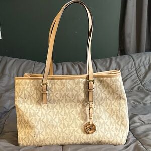 Michael Kors Tan Signature Tote